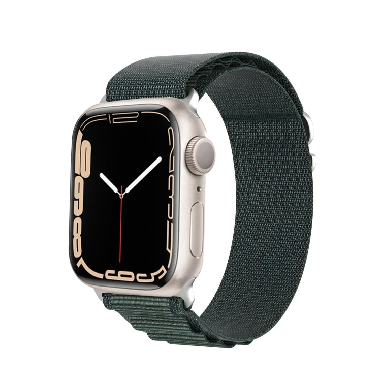 DUX DUCIS GS Series Nylon Loop Watch Band, For Apple Watch Series 7 45mm, For Apple Watch Series 6 40mm, For Apple Watch Series 6 44mm, For Apple Watch Series 5 44mm, For Apple Watch Series 5 40mm, For Apple Watch Series 4 44mm, For Apple Watch 42mm   ...