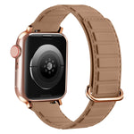 Reverse Buckle Magnetic Silicone Watch Band, For Apple Watch Series 7 41mm, For Apple Watch Series 7 45mm, For Apple Watch SE 40mm