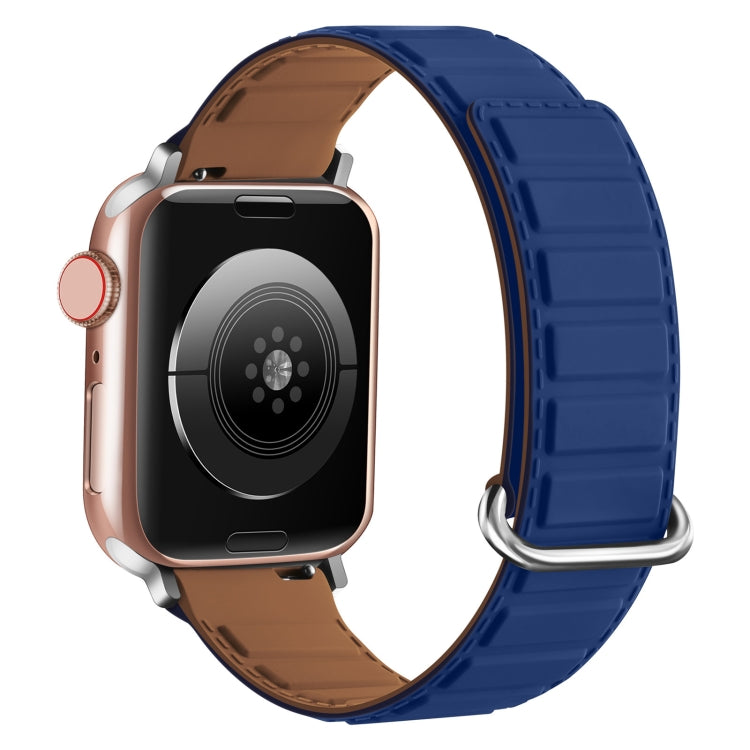 Reverse Buckle Magnetic Silicone Watch Band, For Apple Watch Series 4 40mm, For Apple Watch Series 3 38mm, For Apple Watch Series 3 42mm