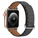Reverse Buckle Magnetic Silicone Watch Band, For Apple Watch Series 9 41mm, For Apple Watch Ultra 49mm, For Apple Watch Series 8 41mm
