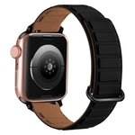 Reverse Buckle Magnetic Silicone Watch Band, For Apple Watch SE 2023 40mm, For Apple Watch Ultra 2 49mm, For Apple Watch Series 9 45mm