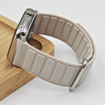 Reverse Buckle Magnetic Silicone Watch Band, For Apple Watch SE 2023 40mm, For Apple Watch Ultra 2 49mm, For Apple Watch Series 9 45mm