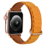 Reverse Buckle Magnetic Silicone Watch Band, For Apple Watch Series 10 46mm, For Apple Watch Series 10 42mm, For Apple Watch SE 2023 44mm