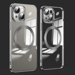 Lens Protector MagSafe Electroplated Phone Case, For iPhone 15 Pro Max, For iPhone 15 Pro, For iPhone 15 Plus, For iPhone 15