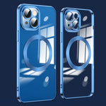 Lens Protector MagSafe Electroplated Phone Case, For iPhone 15 Pro Max, For iPhone 15 Pro, For iPhone 15 Plus, For iPhone 15