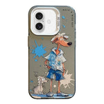 Animal Pattern Oil Painting Series PC + TPU Phone Case, For iPhone Air