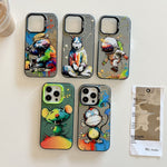 Animal Pattern Oil Painting Series PC + TPU Phone Case, For iPhone 12 Pro Max