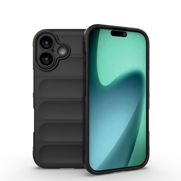 Magic Shield TPU + Flannel Phone Case, For iPhone 17e / 16e, For iPhone 17 Pro Max, For iPhone 17 Pro, For iPhone 17