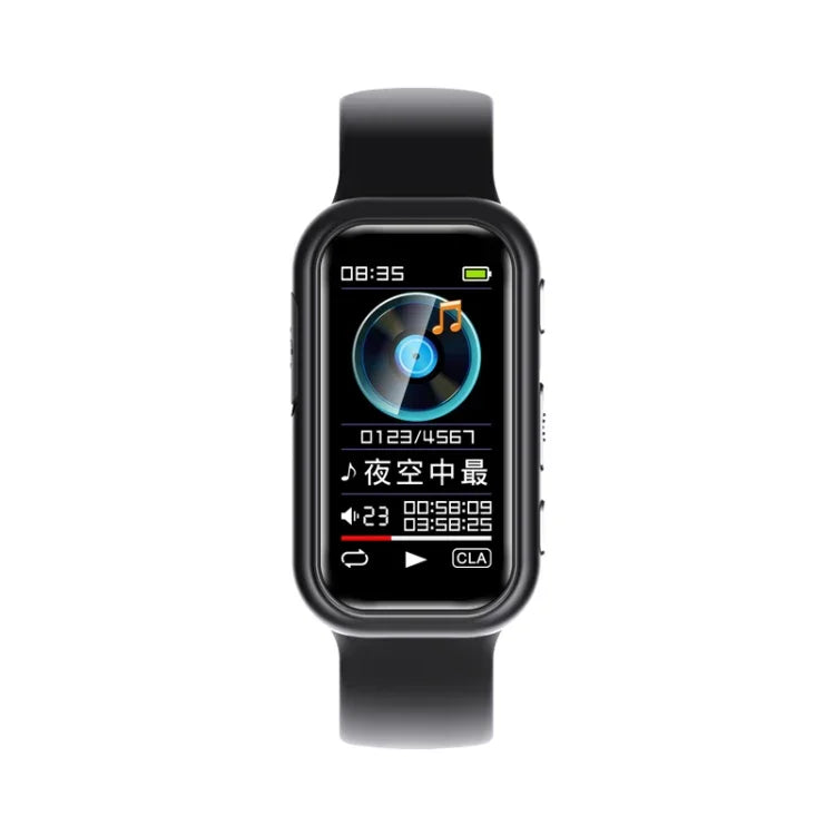 JNN S16 Smart HD Noise Reduction Bluetooth MP3 Voice Control Recording Bracelet, 4GB, 8GB, 16GB, 32GB, 64GB
