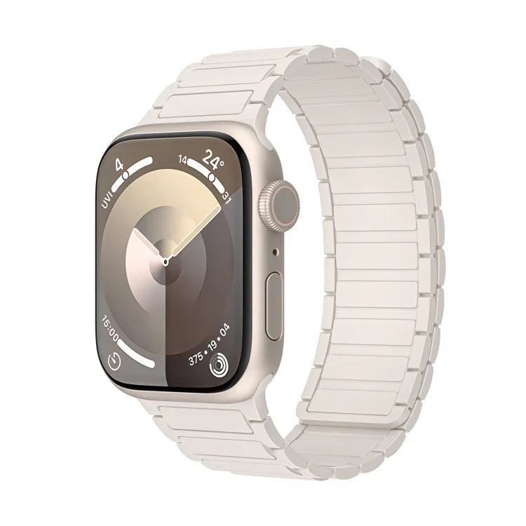 Magnetic Loop Silicone Watch Band, For Apple Watch SE 2022 44mm, For Apple Watch Series 7 41mm, For Apple Watch Series 7 45mm