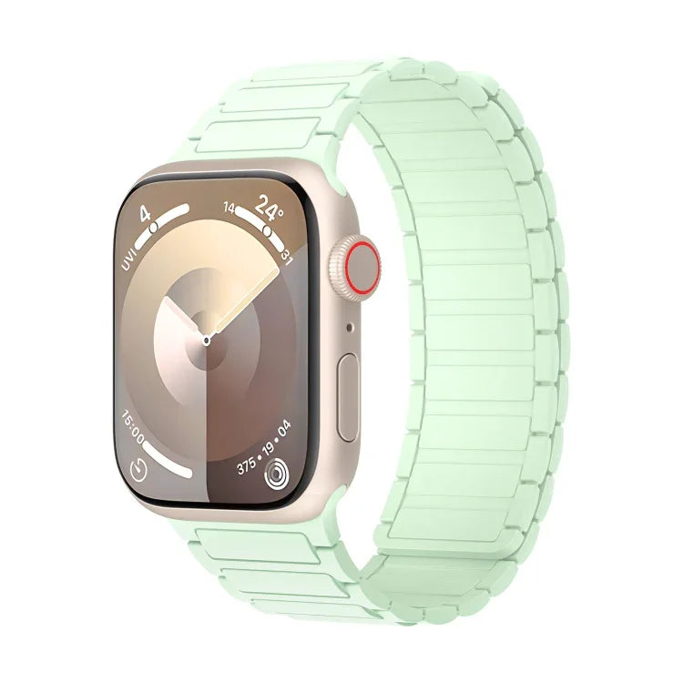 Magnetic Loop Silicone Watch Band, For Apple Watch SE 2022 44mm, For Apple Watch Series 7 41mm, For Apple Watch Series 7 45mm