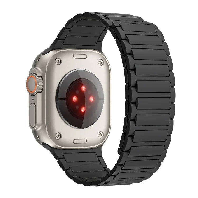 Magnetic Loop Silicone Watch Band, For Apple Watch Series 4 44mm, For Apple Watch Series 4 40mm, For Apple Watch Series 3 38mm