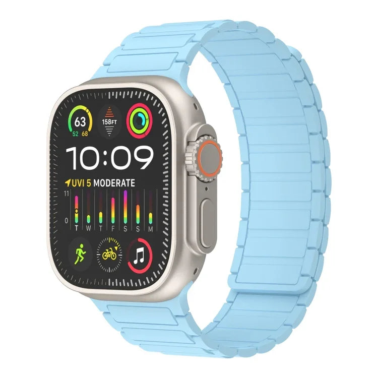 Magnetic Loop Silicone Watch Band, For Apple Watch SE 2023 44mm, For Apple Watch SE 2023 40mm, For Apple Watch Ultra 2 49mm