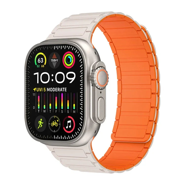 Magnetic Loop Silicone Watch Band, For Apple Watch SE 2023 44mm, For Apple Watch SE 2023 40mm, For Apple Watch Ultra 2 49mm