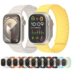 Magnetic Loop Silicone Watch Band, For Apple Watch SE 2022 44mm, For Apple Watch Series 7 41mm, For Apple Watch Series 7 45mm