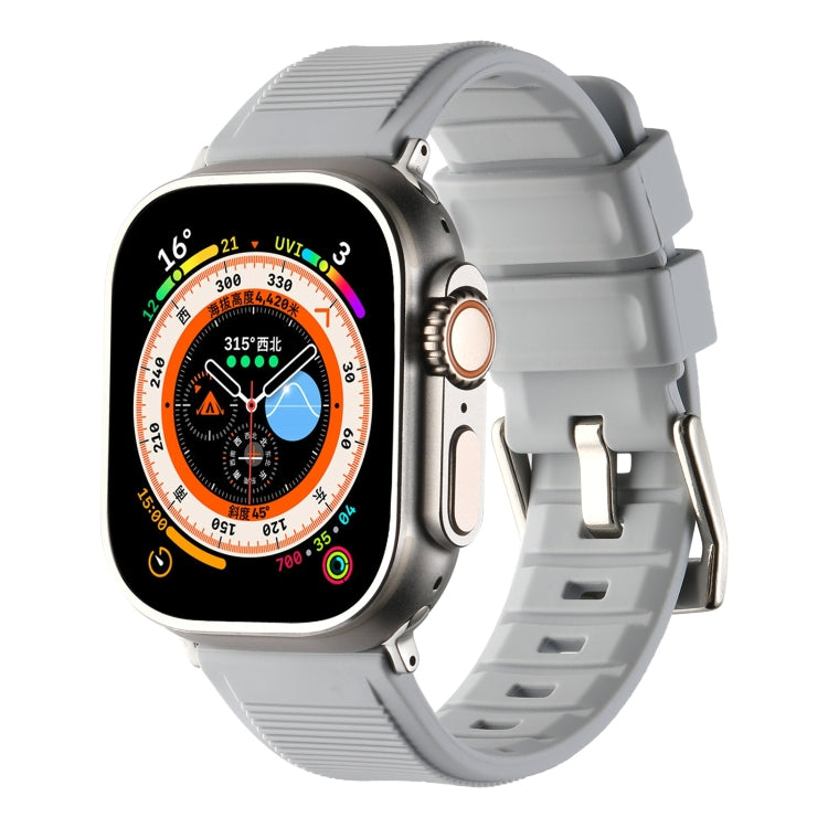 Double Ring Silicone Watch Band, For Apple Watch SE 40mm, For Apple Watch SE 44mm, For Apple Watch 6 40mm, For Apple Watch 6 44mm