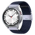 Nylon Braided Metal Buckle Watch Band, For Samsung Galaxy Watch 6 / 6 Classic