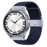 Nylon Braided Metal Buckle Watch Band, For Samsung Galaxy Watch 6 / 6 Classic