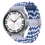 Nylon Braided Metal Buckle Watch Band, For Samsung Galaxy Watch 6 / 6 Classic