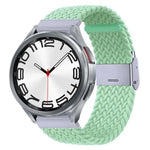 Nylon Braided Metal Buckle Watch Band, For Samsung Galaxy Watch 6 / 6 Classic
