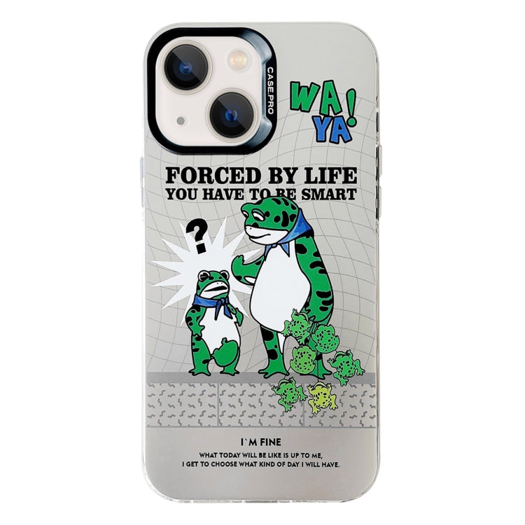 Electroplated Silver Series PC Protective Phone Case, For iPhone 14, For iPhone 14 Pro