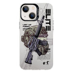 Electroplated Silver Series PC Protective Phone Case, For iPhone 15 Plus, For iPhone 15