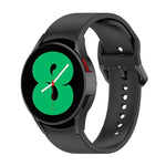 For Samsung Galaxy Watch 6 / 6 Classic Solid Color Buckle Silicone Watch Band, L Size, S Size