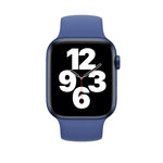 For Apple Watch Series 5 & 4 44mm / 3 & 2 & 1 42mm Solid Color Elastic Silicone Replacement Wrist Strap Watchband, Size:S 130mm, S 130mm, Size:M 143mm, M 143mm, Size:L 156mm, L 156mm