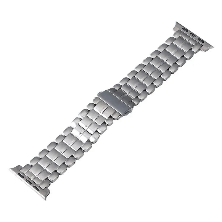 Five Beads Titanium Steel Watch Band, For Apple Watch Series 6 44mm, For Apple Watch Series 5 44mm, For Apple Watch Series 5 40mm, For Apple Watch Series 4 44mm, For Apple Watch 42mm, For Apple Watch Series 3 38mm, For Apple Watch 38mm                 ...