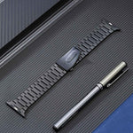 Flat Buckle Stainless Steel Watch Band, For Apple Watch Series 2 42mm, For Apple Watch Series 2 38mm