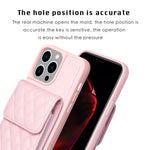 Vertical Wallet Rhombic Leather Phone Case, For iPhone 15 Pro Max, For iPhone 15 Pro, For iPhone 15 Plus, For iPhone 15