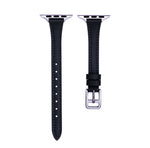 T-shaped Slim Genuine Leather Watch Band, For Apple Watch Series 5 44mm, For Apple Watch Series 5 40mm, For Apple Watch Series 4 44mm, For Apple Watch Series 4 40mm, For Apple Watch Series 3 38mm, For Apple Watch Series 3 42mm
