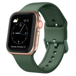 Pin Buckle Silicone Watch Band, For Apple Watch SE 2022 40mm