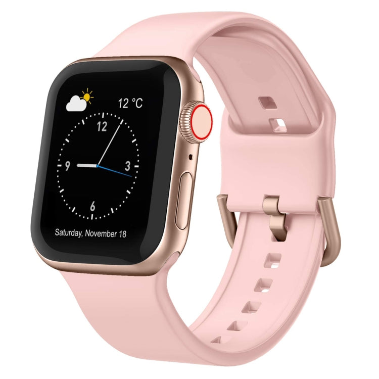 Pin Buckle Silicone Watch Band, For Apple Watch SE 2022 44mm