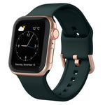 Pin Buckle Silicone Watch Band, For Apple Watch Series 4 40mm