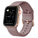 Pin Buckle Silicone Watch Band, For Apple Watch Series 2 38mm