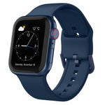 Pin Buckle Silicone Watch Band, For Apple Watch Series 9 45mm
