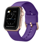 Pin Buckle Silicone Watch Band, For Apple Watch SE 2023 44mm