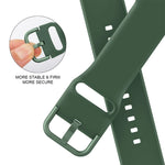 Pin Buckle Silicone Watch Band, For Apple Watch SE 2023 44mm