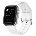 Pin Buckle Silicone Watch Band, For Apple Watch SE 2023 44mm