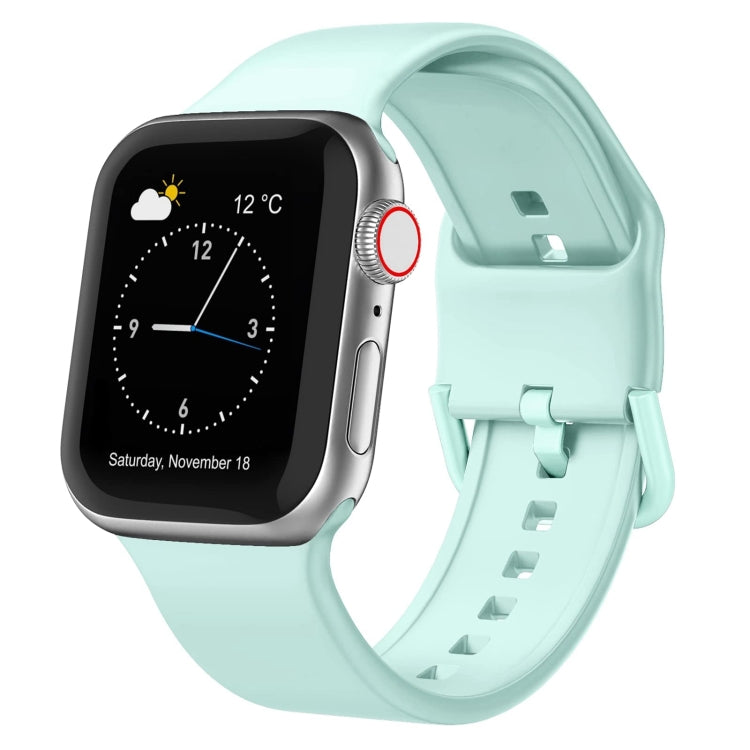 Pin Buckle Silicone Watch Band, For Apple Watch SE 2023 44mm