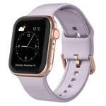 Pin Buckle Silicone Watch Band, For Apple Watch SE 2023 44mm