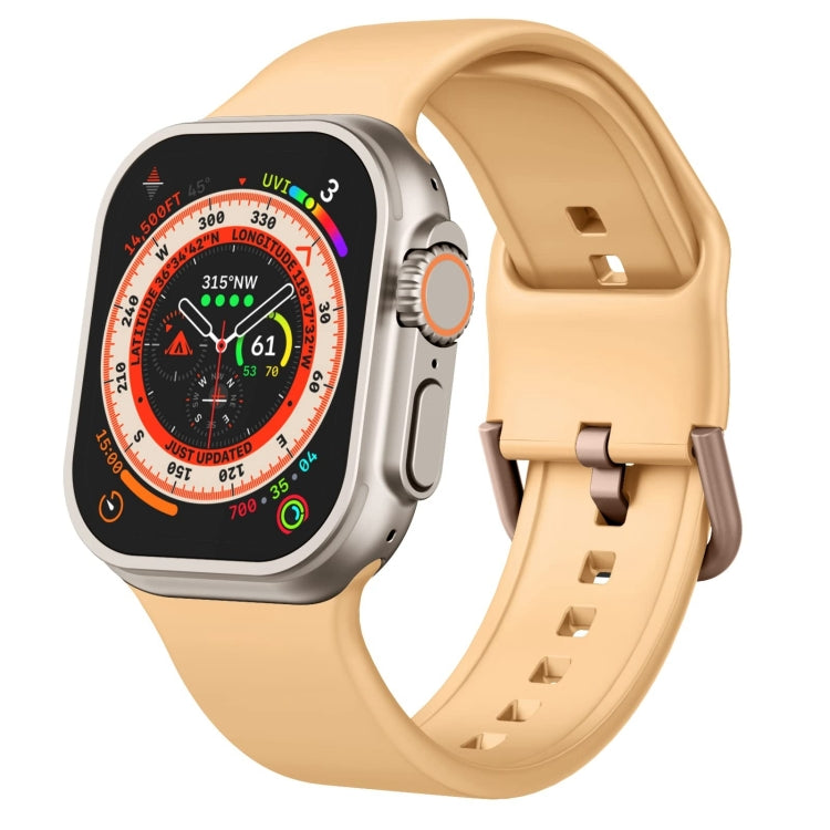 Pin Buckle Silicone Watch Band, For Apple Watch SE 2023 44mm