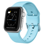 Pin Buckle Silicone Watch Band, For Apple Watch SE 2023 44mm