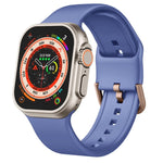 Pin Buckle Silicone Watch Band, For Apple Watch SE 2023 44mm