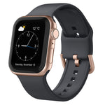 Pin Buckle Silicone Watch Band, For Apple Watch SE 2023 44mm
