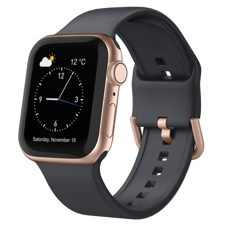 Pin Buckle Silicone Watch Band, For Apple Watch SE 2023 44mm