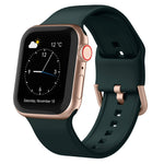 Pin Buckle Silicone Watch Band, For Apple Watch SE 2023 44mm