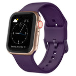 Pin Buckle Silicone Watch Band, For Apple Watch SE 2023 44mm