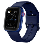 Pin Buckle Silicone Watch Band, For Apple Watch SE 2023 44mm